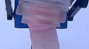 Rubjoy Using Some Fleshlights On A Stunt Cock - Even A Vibrating Tongue