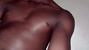 Stroking my meat solo at home 😜