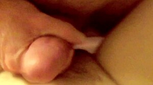 Her pov - pumping cum - her busty natural tits keep me hard