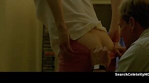 Александра Дадарио гола и вързана в Истински детектив! Лудо бондаж и диванско ебане!