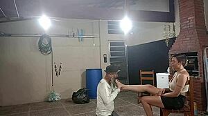 dirty beggar scores big with lady’s recyclable offer