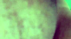 alone at home, she indulges in some private masturbation with her shaved pussy