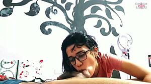 carahoneyy latina teen blows me thrice. she swallows every drop of my cum like a pro!