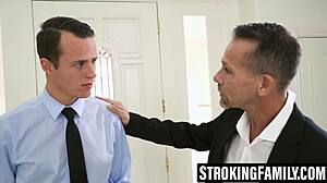 Caught Ryder changing, couldn’t resist her huge milf breasts! What a garage pounding!