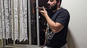 Surprise domination with the lucky guy, did he enjoy the encounter with two goddesses?