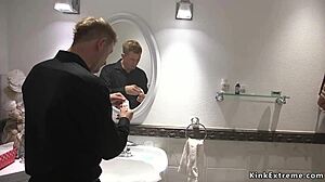 Blonde in Bondage Gets Pussy Pounded in Rough Scene