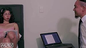 Professor Disciplines Bratty Latina Teen With Monster Cock In Classroom!