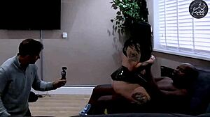 cuckold husband sees his dream of making porn come true