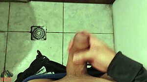 Work's bathroom is perfect for jerking off