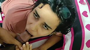 carahoneyy latina teen blows me thrice. she swallows every drop of my cum like a pro!