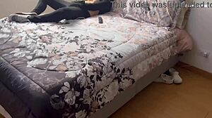 stepmother touches herself, i touch her wet pussy