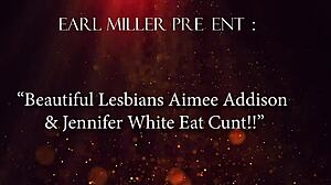 beautiful lesbians aimee addison dive into steamy anal toy play together