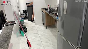 maid with tasty ass drives boss crazy