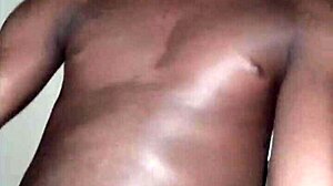 Stroking my meat solo at home 😜