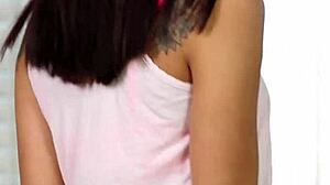 Hey, pervert dad, why you banging my sexy teen BFF Gina?