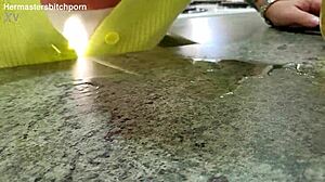 Kiwi Milf Slurps Wine From Floor