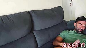 Horny With Manicurist, Fucks Ass Without Finishing Nails