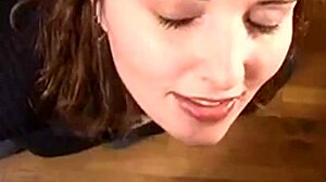 The MILF receives a facial cumshot from the monster cock in this intense encounter.