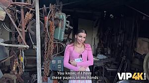 vip4k backyard bang with debtor in leather lingeree