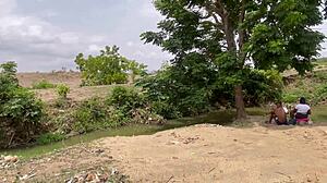 Forest fuck with big tits bbw.