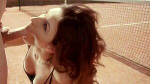 Pretty Babe Sucks Cock