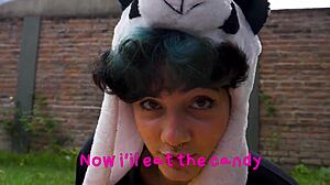 Lara's Outdoor Picnic Turns Into A Full Vomit Fetish Scene