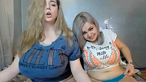 Big tits BBW amateur shows off on cam.