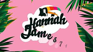 Hannah James tries on lingerie and gets chained?