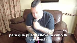 Beautiful teen student comes for bedroom casting.