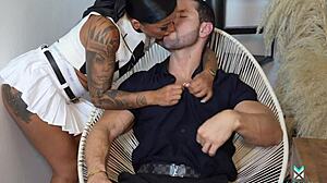 College Girl Dreams Of Teacher In Class - Mariana Martix & Duncan Saint