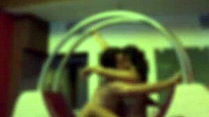 Ebony teen fucks stepbrother-in-law and gets creampied