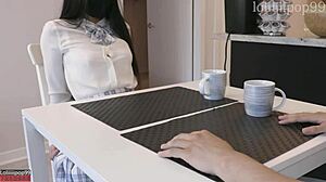 검은 팬티스타킹 뜨거운 발 액션 모음