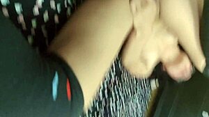 My college petite girlfriend sends video with massive cock dildo!!