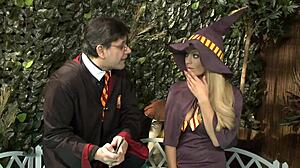 Horny euro babes in wild gangbang orgy action