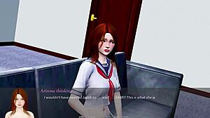 Unbridled Arizona Lesbian Play with Shaved Redhead in Part 6