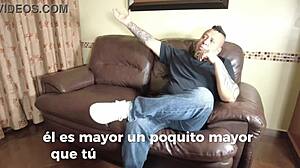 Beautiful teen student comes for bedroom casting.