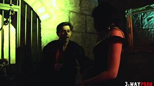 3 way porn - stacey saran & sofia valentine anal 3way