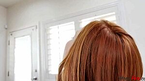 horny stepmom seduces stepson with sultry looks while riding him