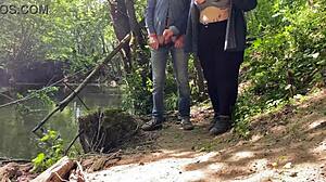  Mature Mother-in-Law Delivers Amazing Public Handjob