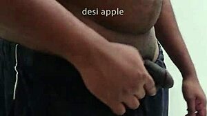 Indian bhabhi gives amazing massage and jerks cock hard!