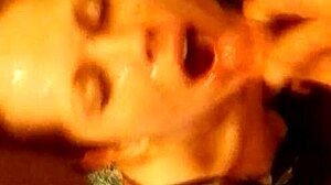 Cum on face