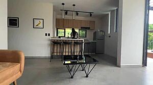 Latina teen visits and gets a good fucking from her lover