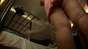 She came back from bathing the whore and I recorded her secretly, how I want to fuck you whore