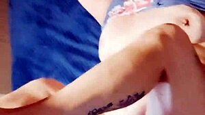 Busty rainbow-haired trailer park milf rides big black cock