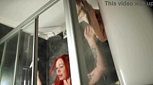 Cleaning The Shower Turns Into Hardcore Shower Sex