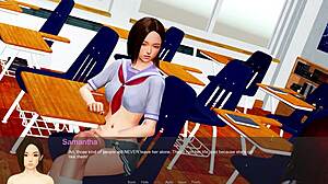 Unbridled Arizona Lesbian Play with Shaved Redhead in Part 6