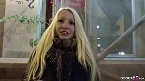 Německý skaut zpovídá mladou 18+ z Drážďan, vedoucí k anál šukání obřím ptákem