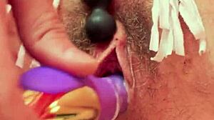 I'm obsessed with Nico Robin cosplay, cumming hard with toys, huge squirt, and creamy close-up action