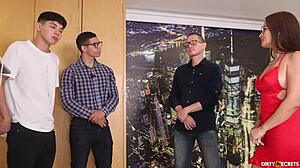 Stepson and Friend Banged While Watching My House