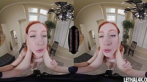 Petite teen fucks photographer hard in VR reality scene